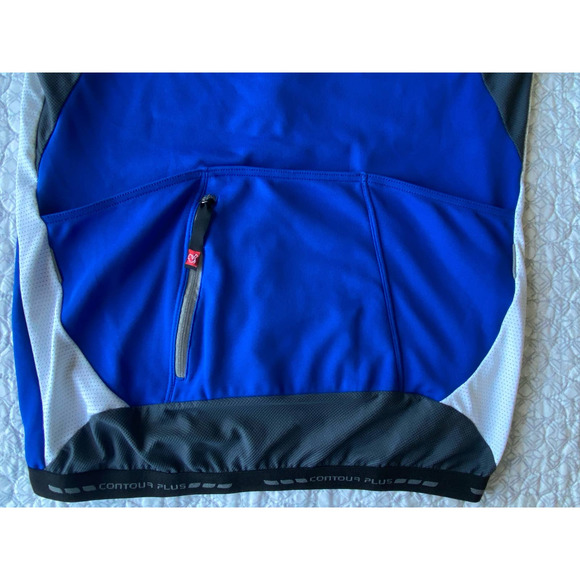 De Marchi Cycling Jerseys Made in Italy Bundle of Two Shirts, Black, Blue Medium - Picture 15 of 16